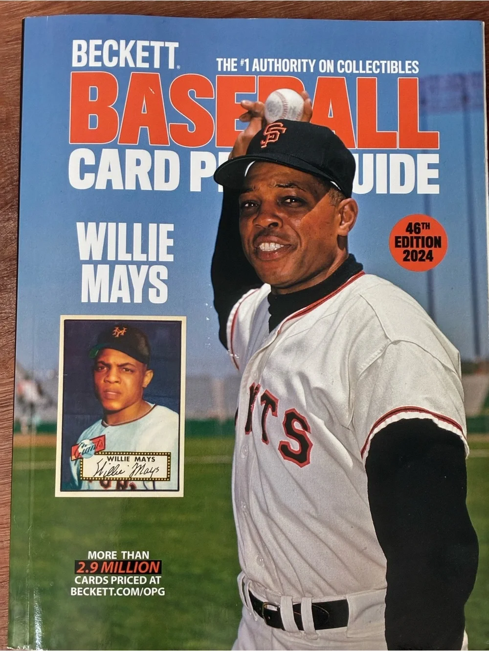 Beckett Baseball Card Price Guide - Willie Mays Cover (Blue/White)